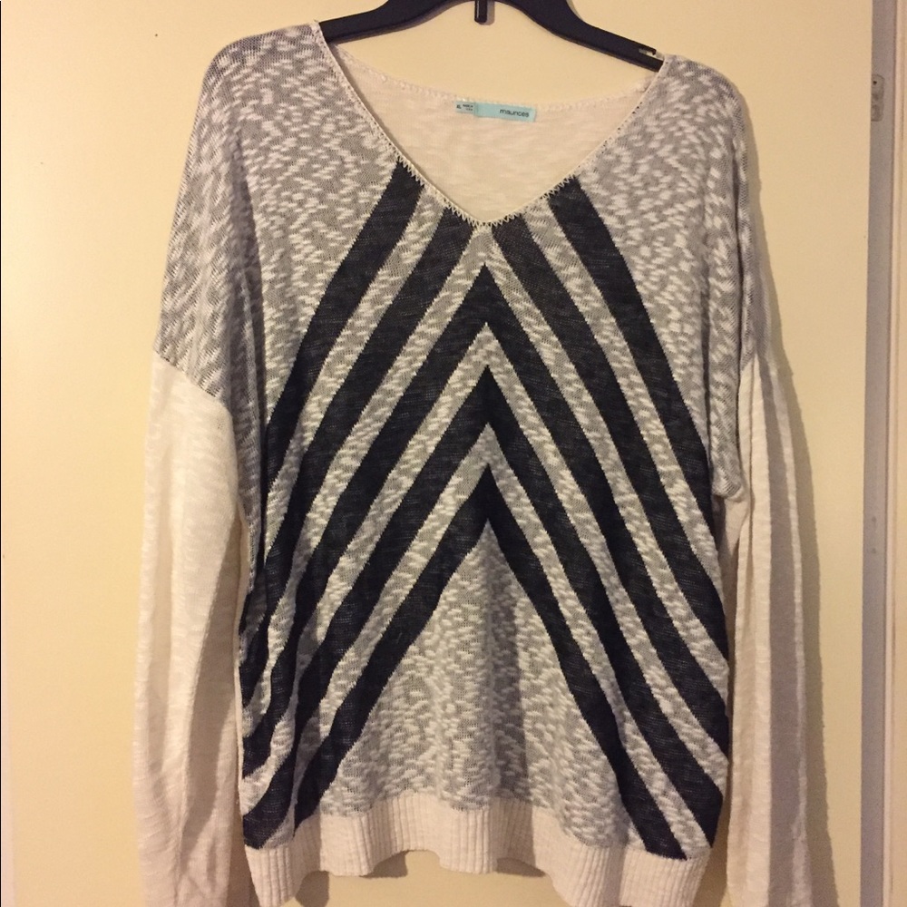 Maurices Lightweight Chevron Sweater